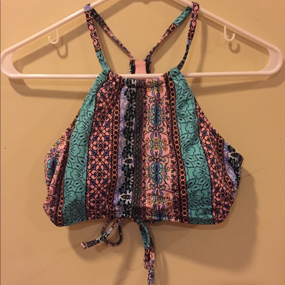 Halter Top Printed Bikini